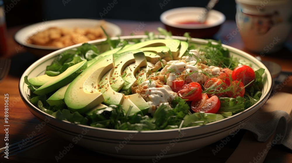 eating healthy avocado and cherry tomatoes fruits and vegetables salad, eating healthy avocado and cherry tomatoes fruits and vegetables salad,