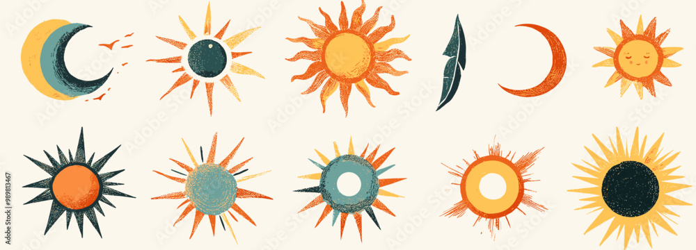 pattern of sun pattern of sun