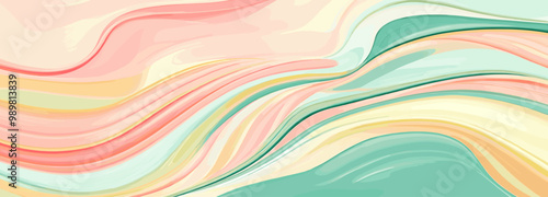 abstract colorful background with waves