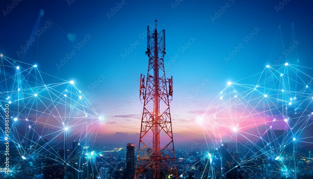 background with lightning, tower, sky, antenna, communication, background with lightning, tower, sky, antenna, communication,