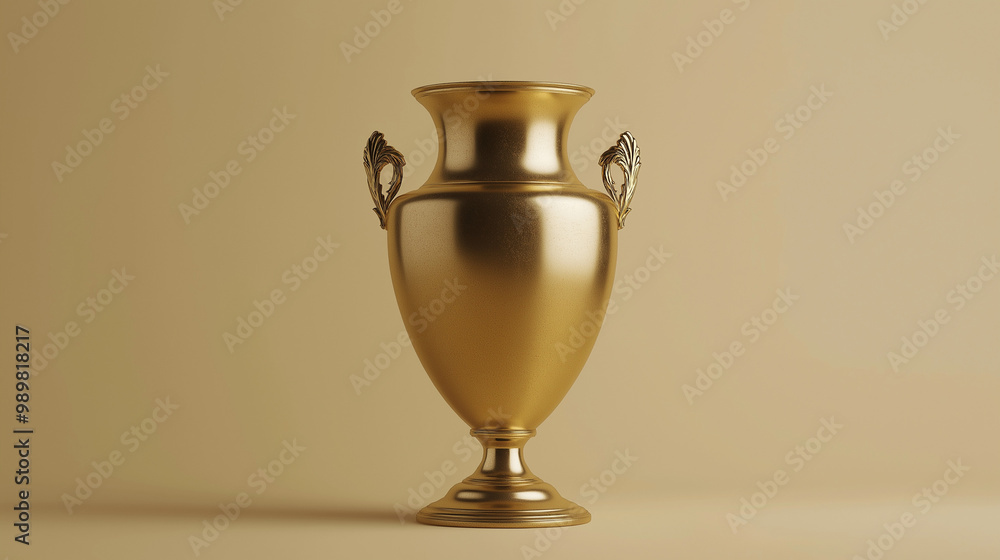 empty golden pedestal vase empty golden pedestal vase