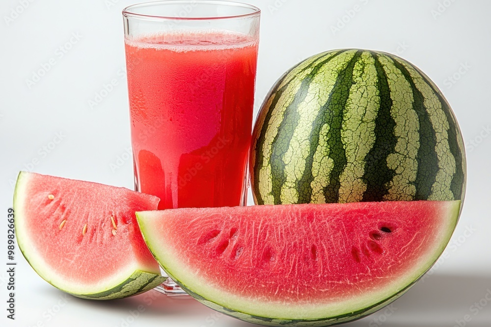 Watermelon and Juice Watermelon and Juice