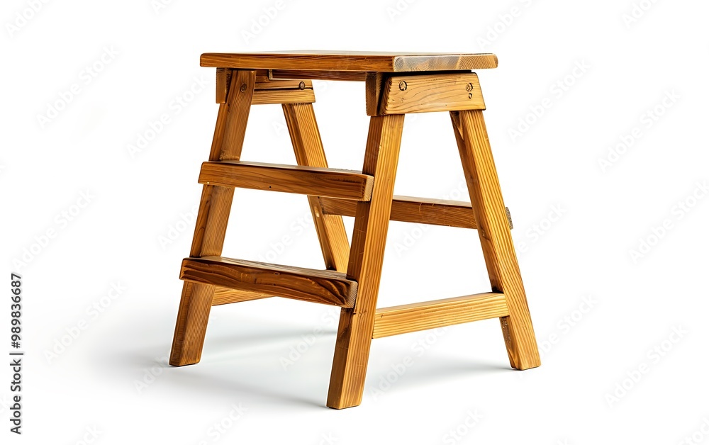 Step Stool isolated on white background.