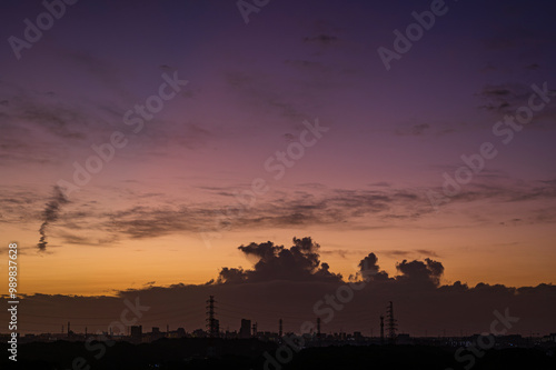 あけぼのの塔状雲 photo