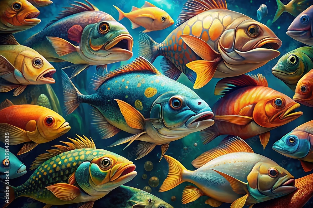 A Collection of Detailed Fish Illustrations Perfect for Drawing and Artistic Inspiration A Collection of Detailed Fish Illustrations Perfect for Drawing and Artistic Inspiration