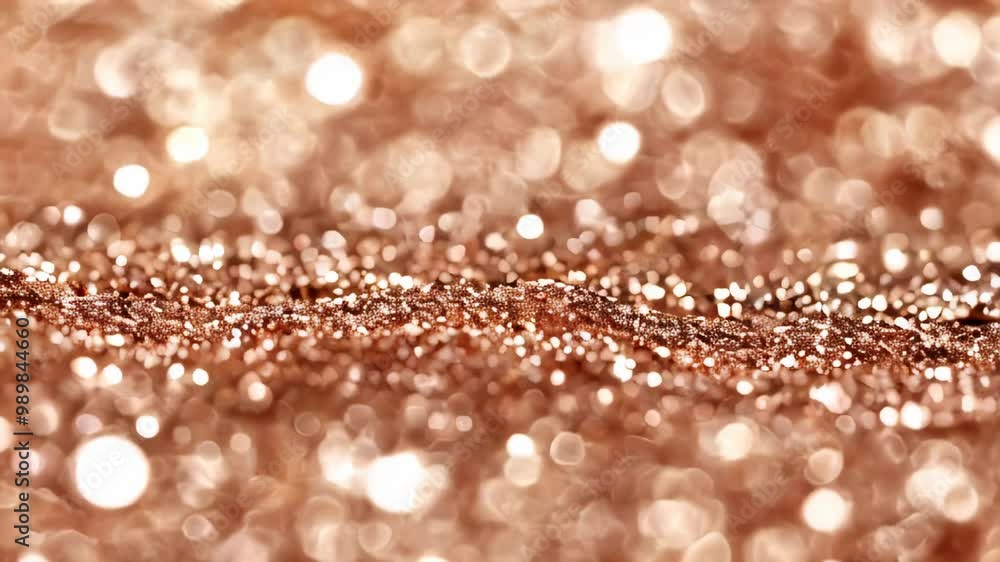 Rose gold glitter sparkling with soft focus, creating a dreamy and luxurious background texture. Rose gold glitter sparkling with soft focus, creating a dreamy and luxurious background texture.