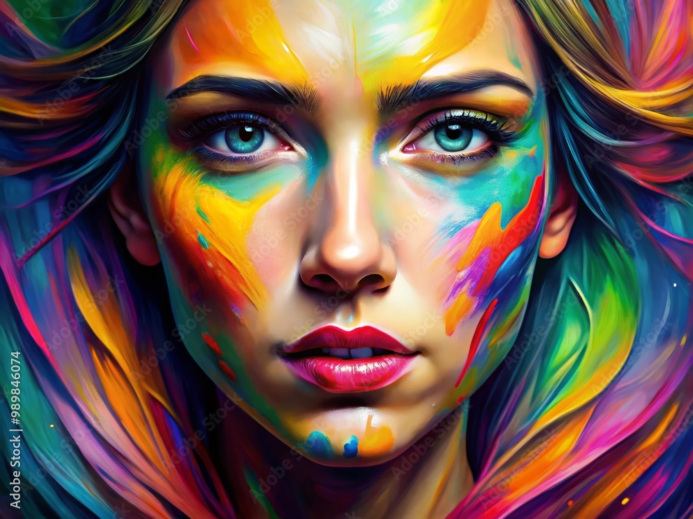 Artistic Representation of a Face Drawn from an Angle with Emphasis on Features and Expressions Artistic Representation of a Face Drawn from an Angle with Emphasis on Features and Expressions