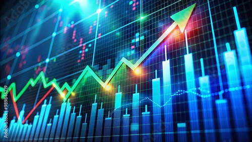 Ascending Triangle Pattern in Financial Charts Representing Bullish Market Trends and Trading Strategies