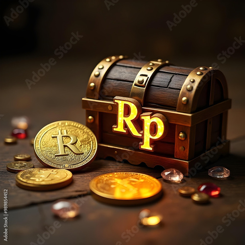 Rupiah indonessian currency money growth finance photo