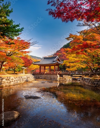 Autumn scenery in Korea