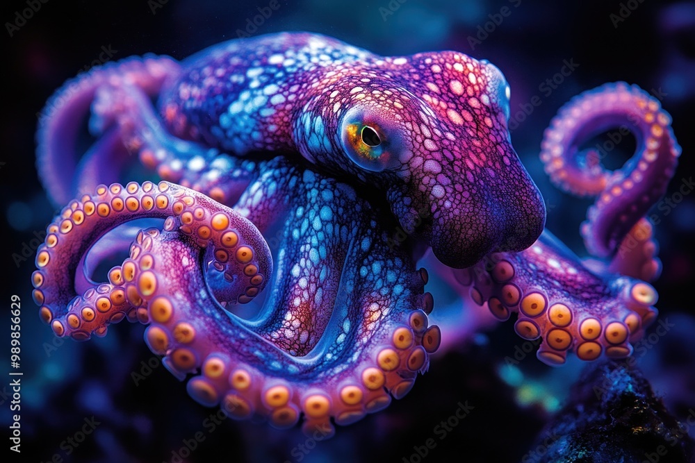 Obraz premium Octopus Close-Up