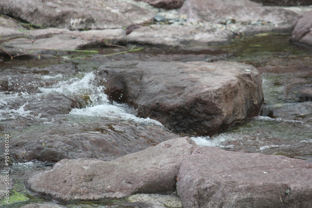Image of strong waves in the clear water of Daecheongcheon Image of strong waves in the clear water of Daecheongcheon