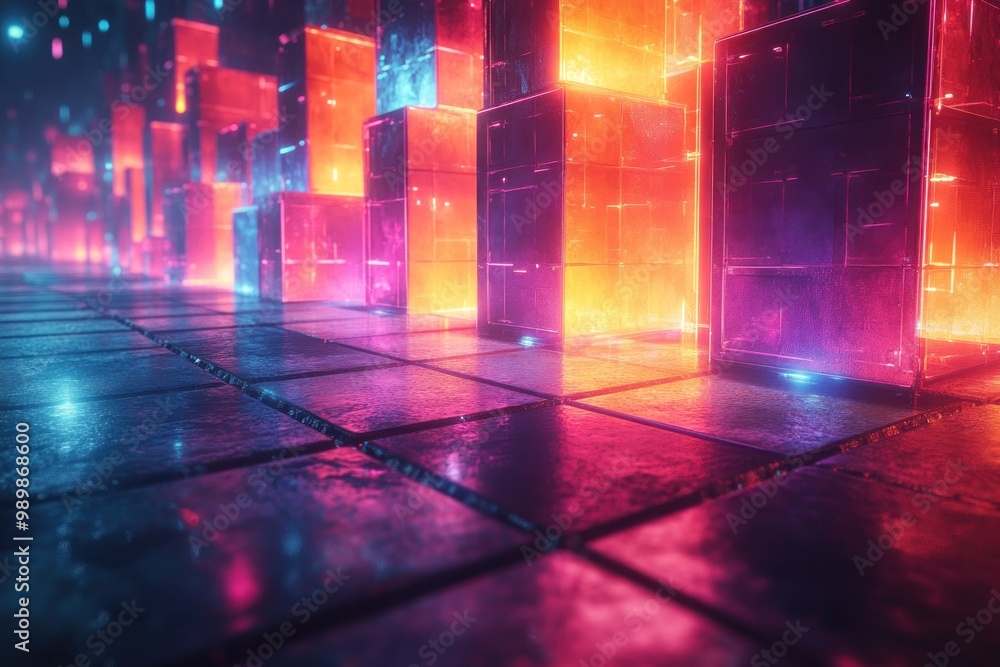 Neon Cityscape Neon Cityscape