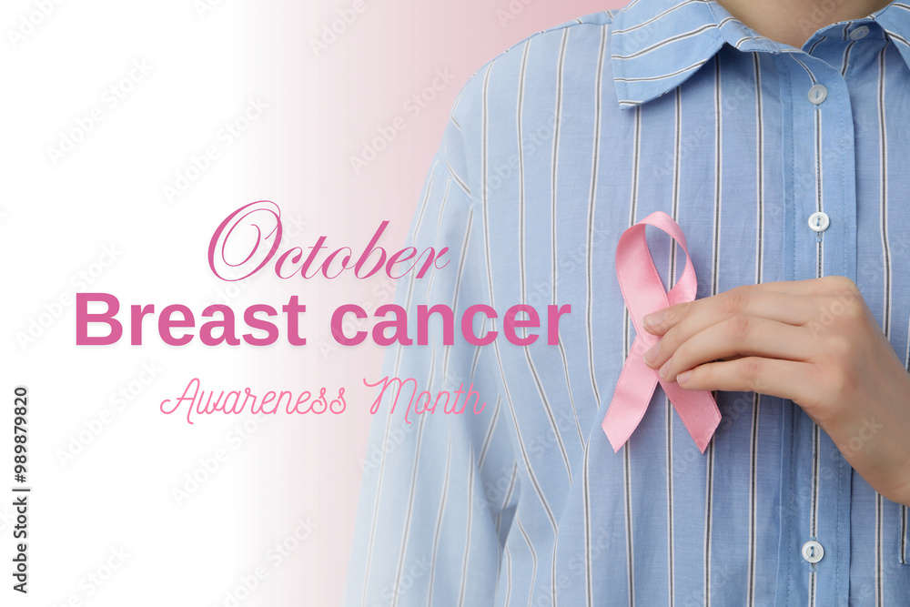 A beautiful thematic card for breast cancer month A beautiful thematic card for breast cancer month