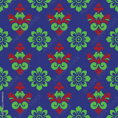 seamless pattern with flowers
