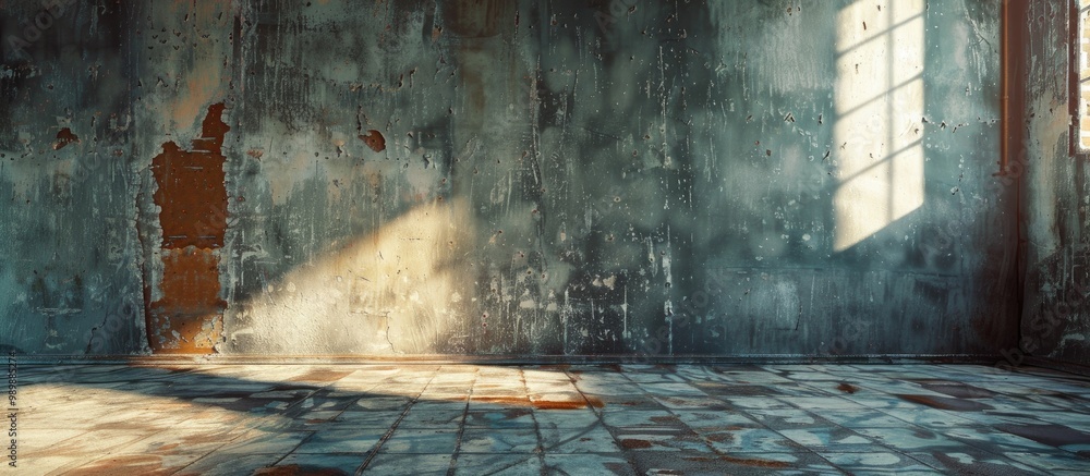 Background For Your Design Abandoned Room Interior With Grungy Wall Background For Your Design Abandoned Room Interior With Grungy Wall