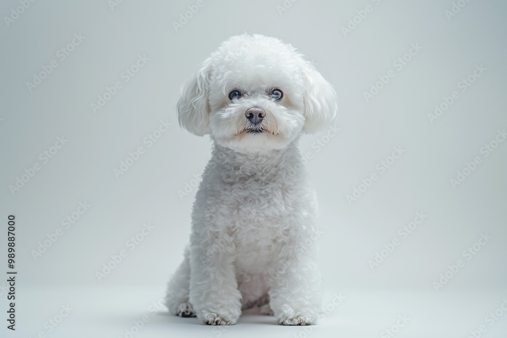 Fluffy Poodle Portrait
A portrait of a white poodle with its soft curls in focus