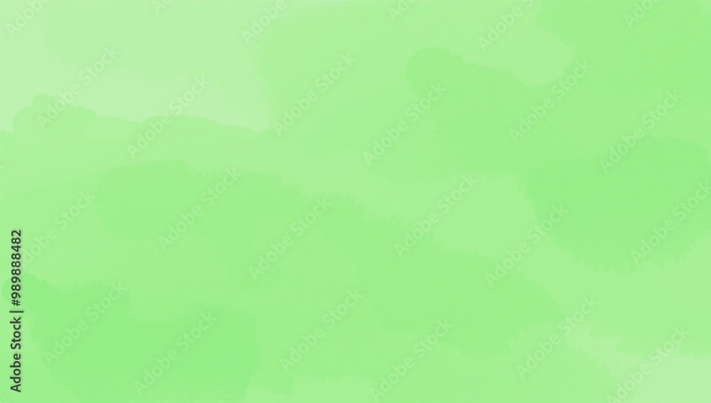 Obraz premium a green background with a lot of watercolor stains