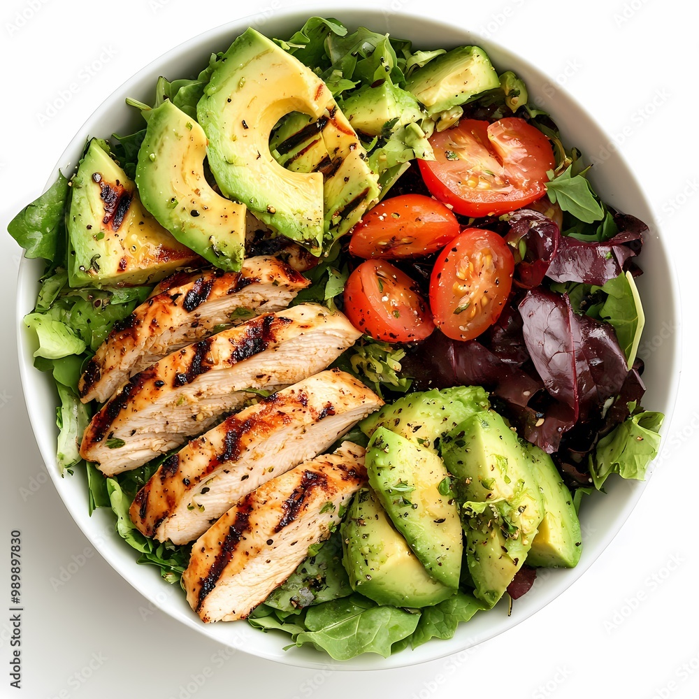Fresh Grilled Chicken Salad for a Healthy Dinner Fresh Grilled Chicken Salad for a Healthy Dinner