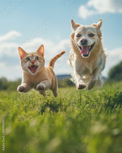 cat and dog