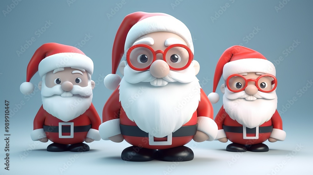 3D Lovely Santa Claus 3D Lovely Santa Claus