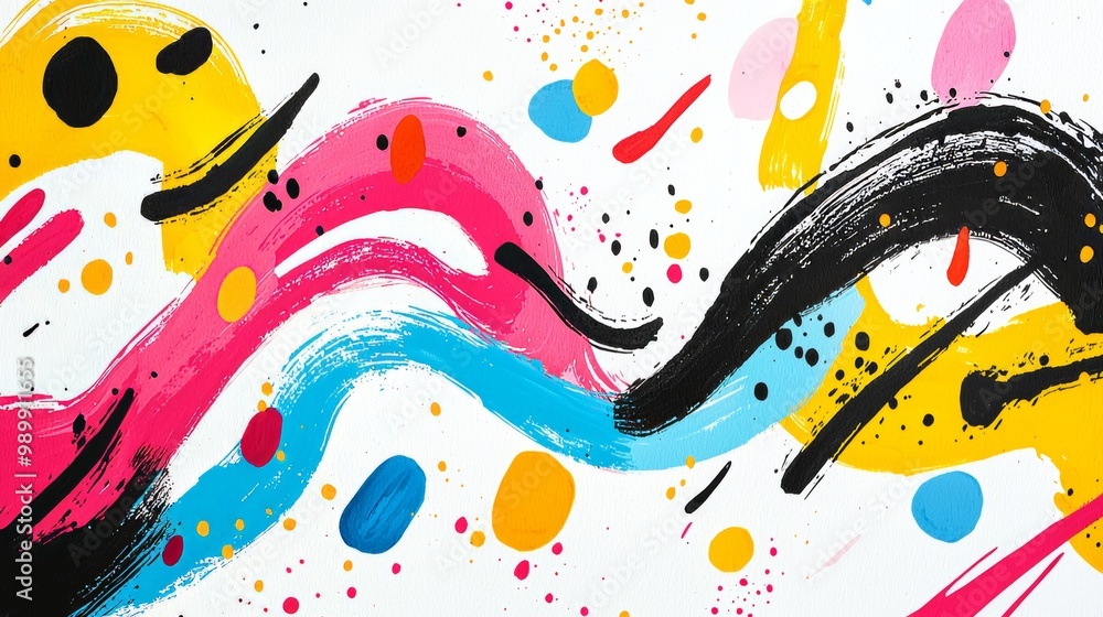 Hand-drawn 2D illustration of '2025' with loose, flowing lines and vibrant colors Hand-drawn 2D illustration of '2025' with loose, flowing lines and vibrant colors
