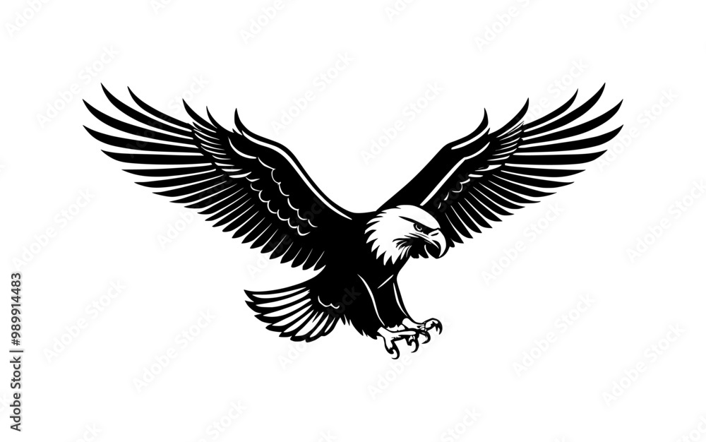 Fototapeta premium eagle flying (artwork 2)