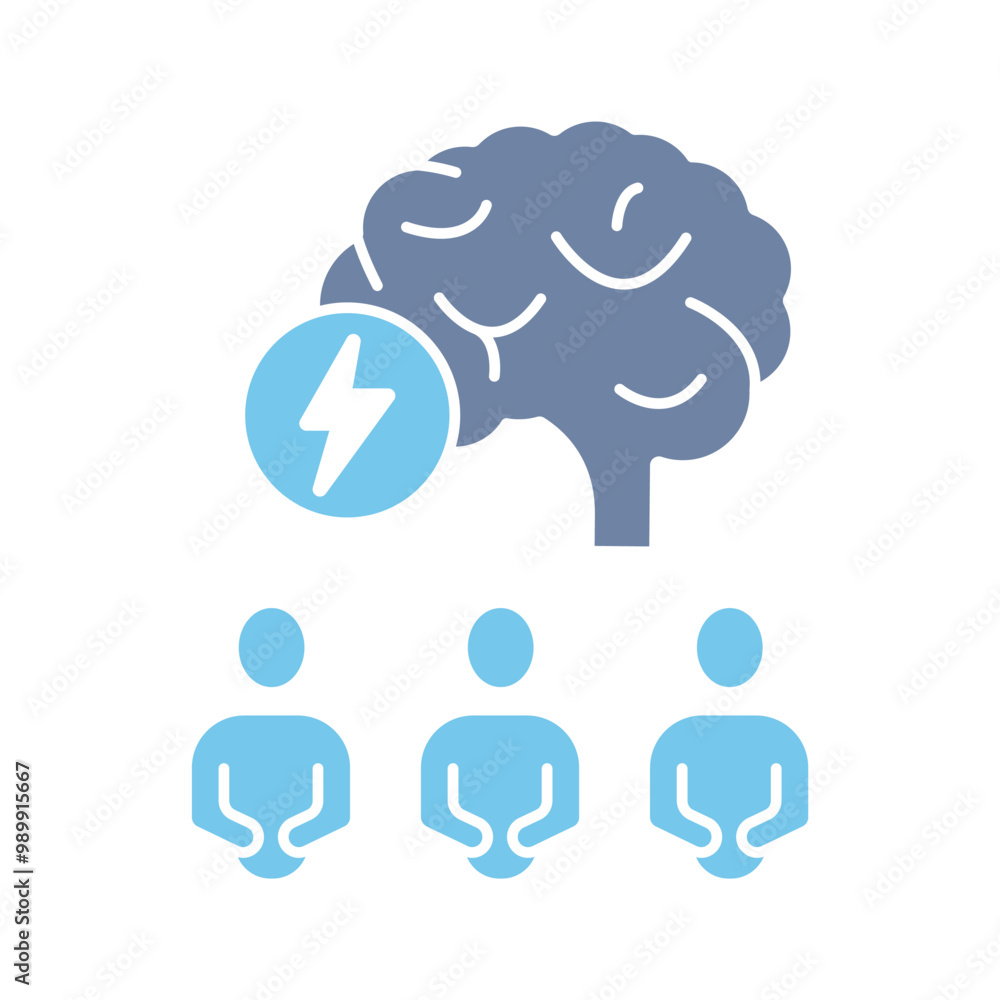 brainstorm concept line icon. Simple element illustration. brainstorm concept outline symbol design. brainstorm concept line icon. Simple element illustration. brainstorm concept outline symbol design.