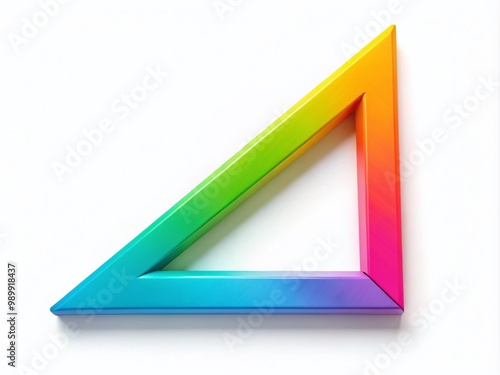 Free Download Geometric Shapes: Right Angle Triangle on White Background for Educational and Design Purposes - GFXLoad