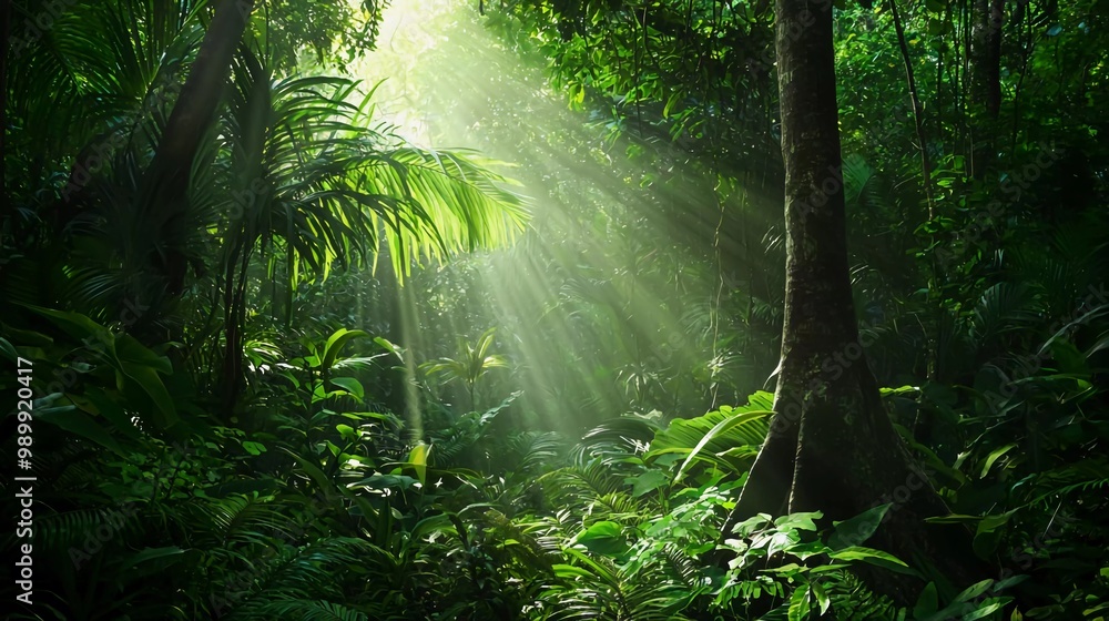 The beautiful deep tropical jungles of Southeast Asia in August The beautiful deep tropical jungles of Southeast Asia in August