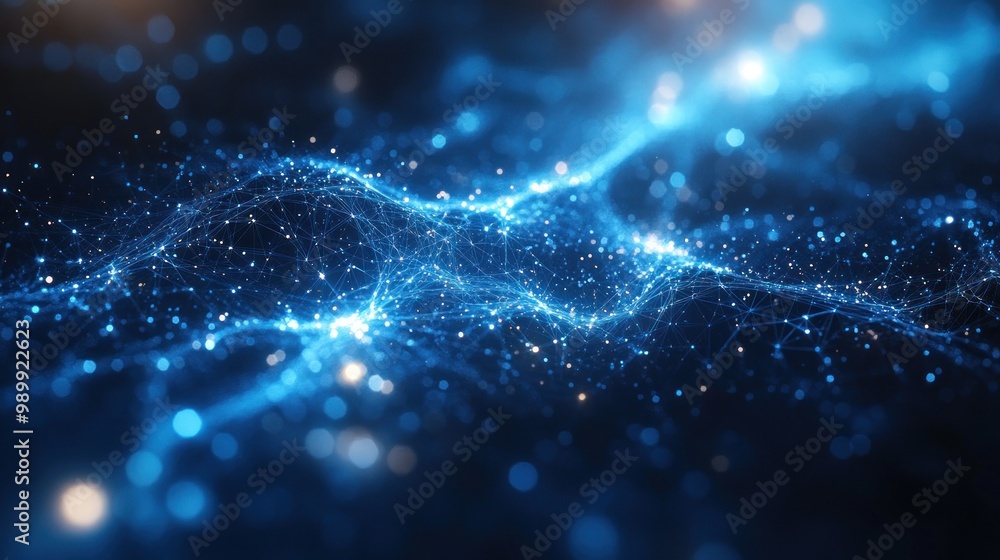 Abstract Blue Network Abstract Blue Network