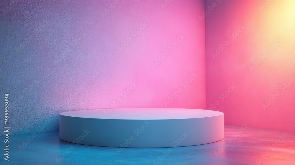 3D illustration, white round podium, pastel background and floor, beautiful, cute, suitable for displaying products, helping in designing various media. 3D illustration, white round podium, pastel background and floor, beautiful, cute, suitable for displaying products, helping in designing various media.