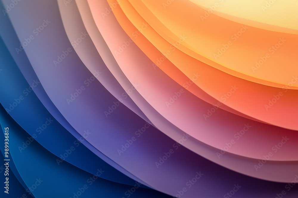 Fototapeta premium Abstract Gradient from Warm to Cool Tones with Smooth Blending, Creating a Visually Pleasing and Harmonious Composition
