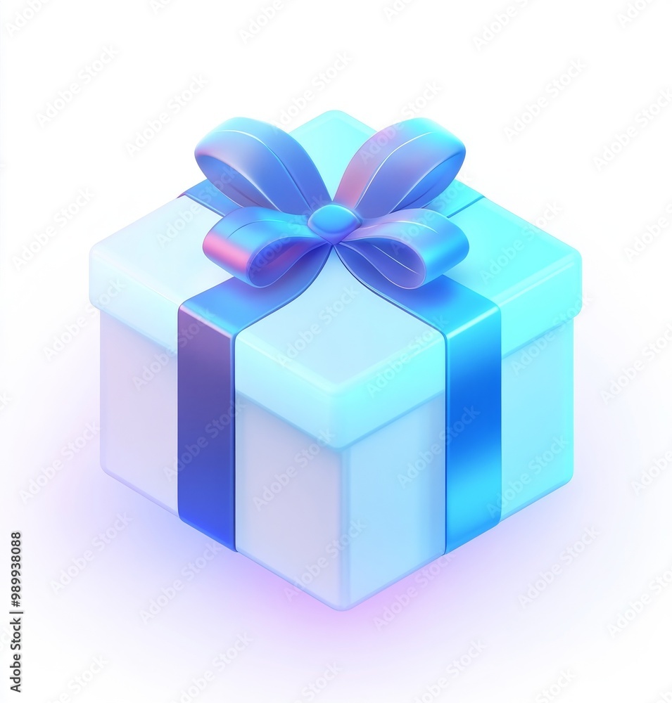 blue gift box blue gift box