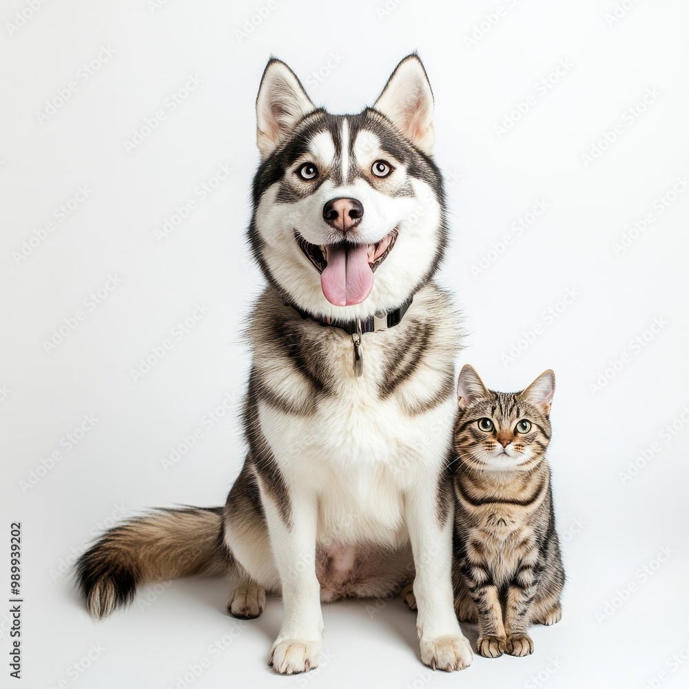 Fototapeta premium siberian husky dog