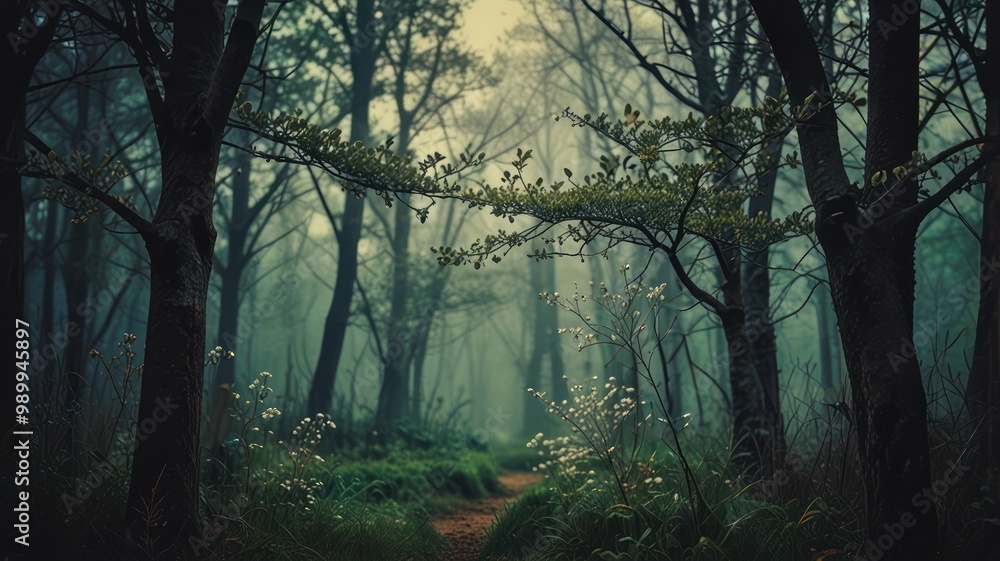 Obraz premium Mystical Forest Path