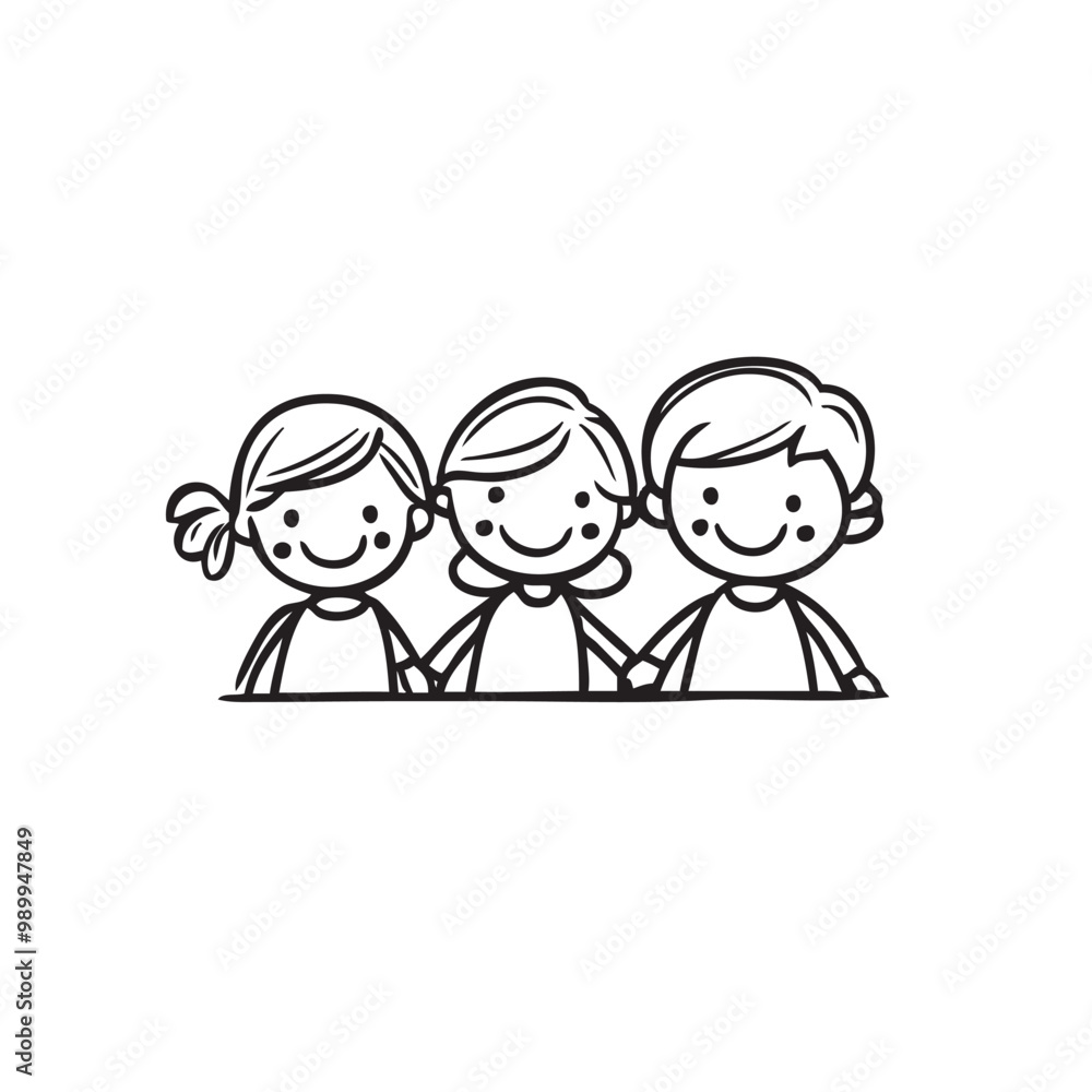 Kids or children icon symbol. Happy kids concept. Vector illustration Kids or children icon symbol. Happy kids concept. Vector illustration