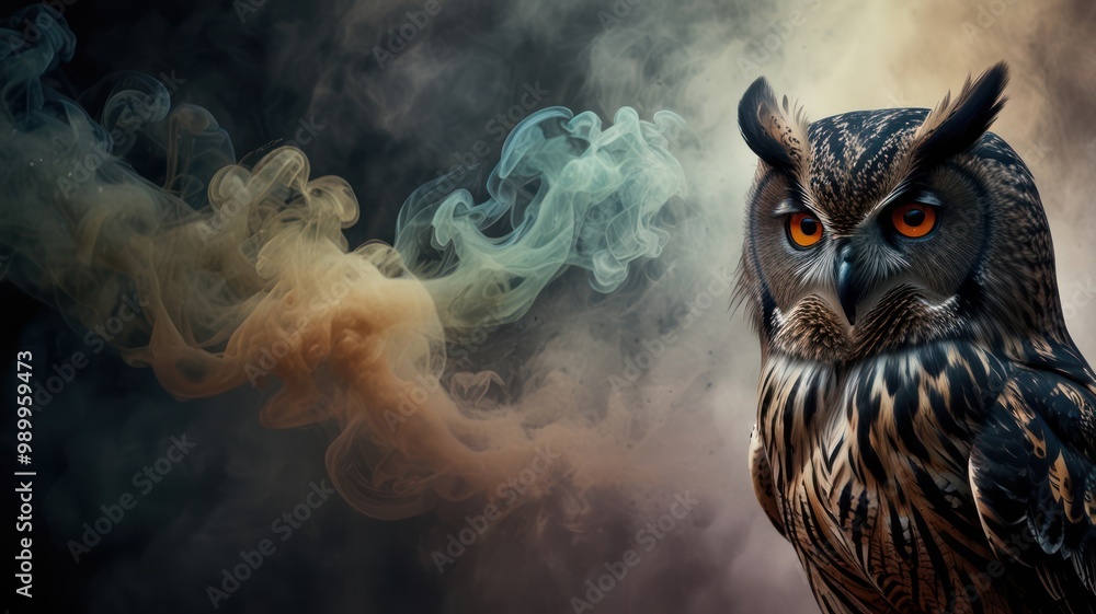 Owl in Smoke Owl in Smoke