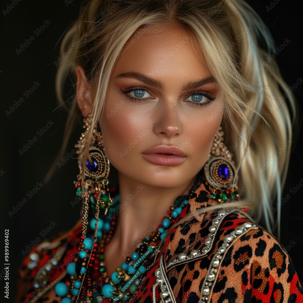 Blonde Woman Jewelry. Blonde Woman Jewelry.