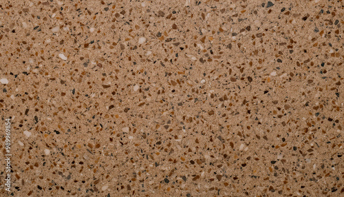 Brown terrazzo floor texture background