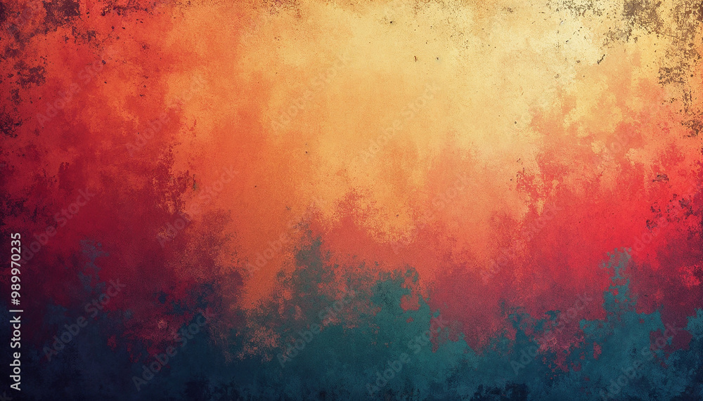 Obraz premium Grunge Gradient Background with Blended Colors and Urban Streaked Texture 