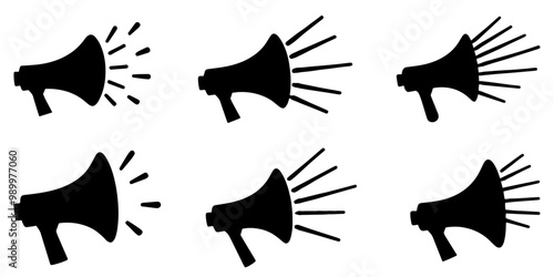 Cheerleader Megaphone vector illustration