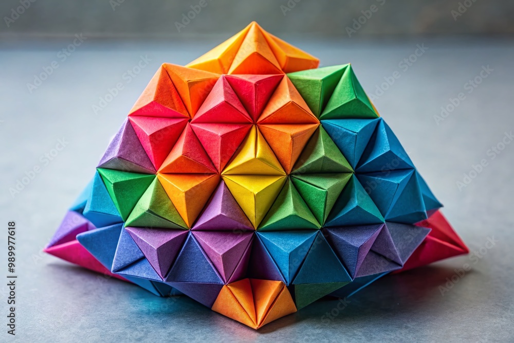 Step-by-step guide to creating a beautiful origami triangle from a ...