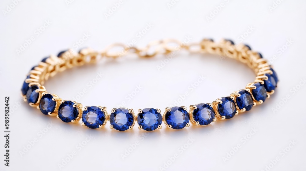 Sapphire and gold choker, deep blue hues, luxurious and handcrafted with precision Sapphire and gold choker, deep blue hues, luxurious and handcrafted with precision