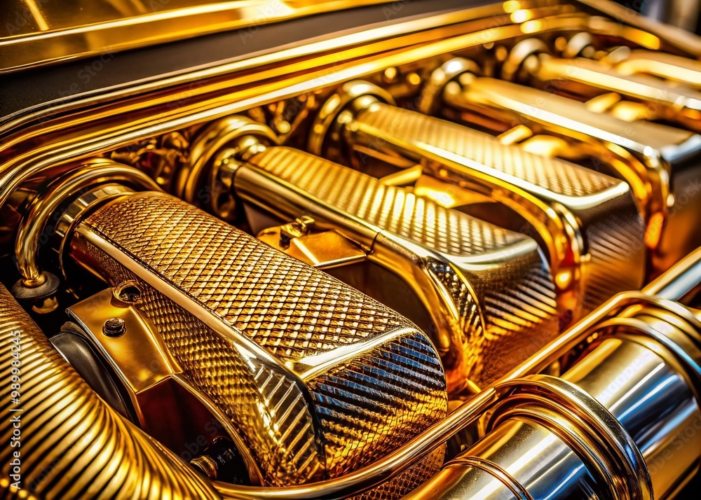Stunning Gold Engine Turn Design Pattern with Intricate Details and ...