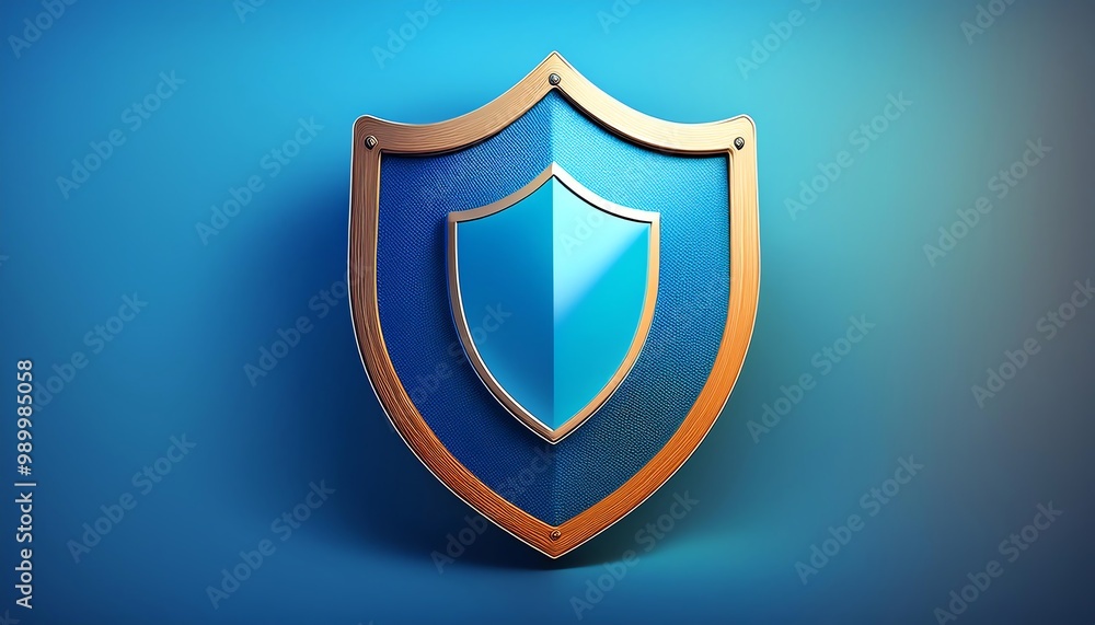 A stylized shield icon in gold and blue against a teal background, representing protection and security. A stylized shield icon in gold and blue against a teal background, representing protection and security.
