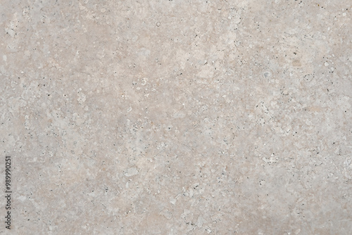 Elegant Gray Stone Table with Organic Texture and Smooth Concrete Surface