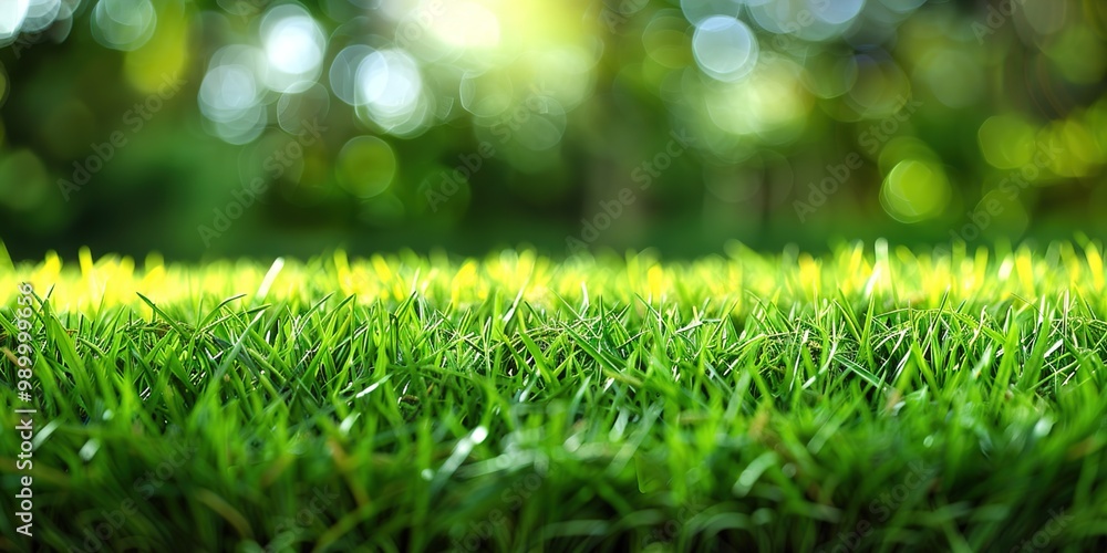 Naklejka premium green grass background