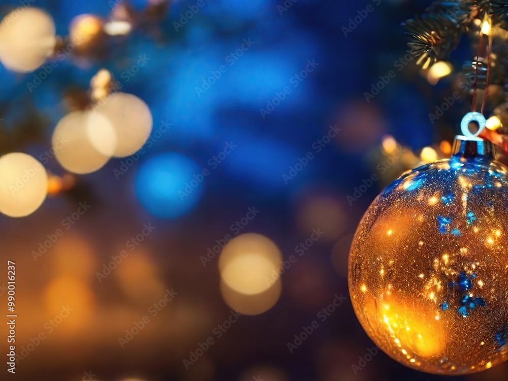Christmas tree balls, symphony of holiday lights, backdrop Christmas tree balls, symphony of holiday lights, backdrop
