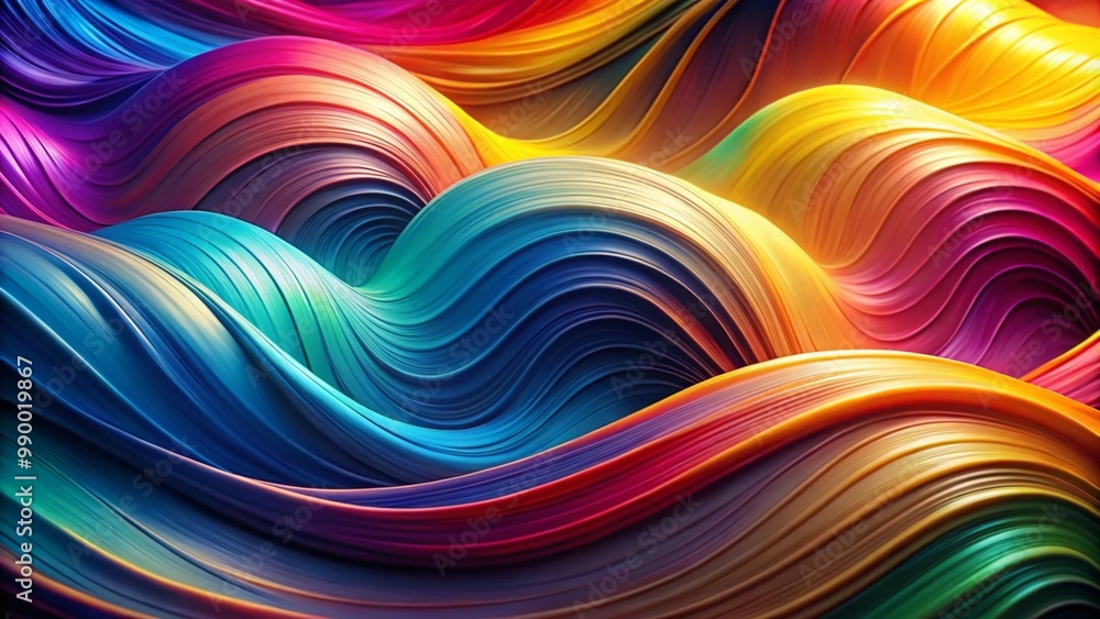 Vibrant Rectangle Abstract Background with Colorful Waves and Fluid Shapes for Creative Designs Vibrant Rectangle Abstract Background with Colorful Waves and Fluid Shapes for Creative Designs